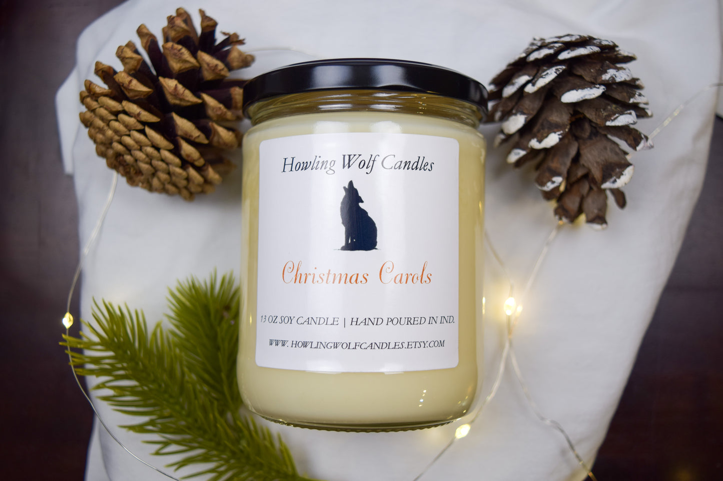 Christmas Carols Candle