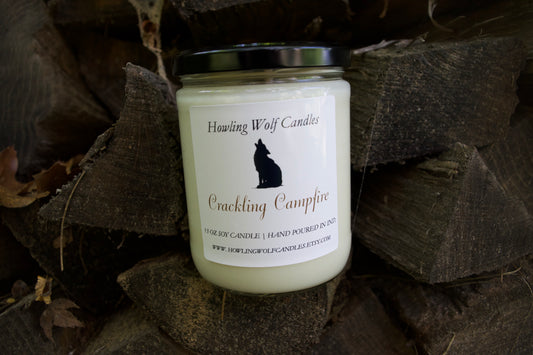 Crackling Campfire Candle